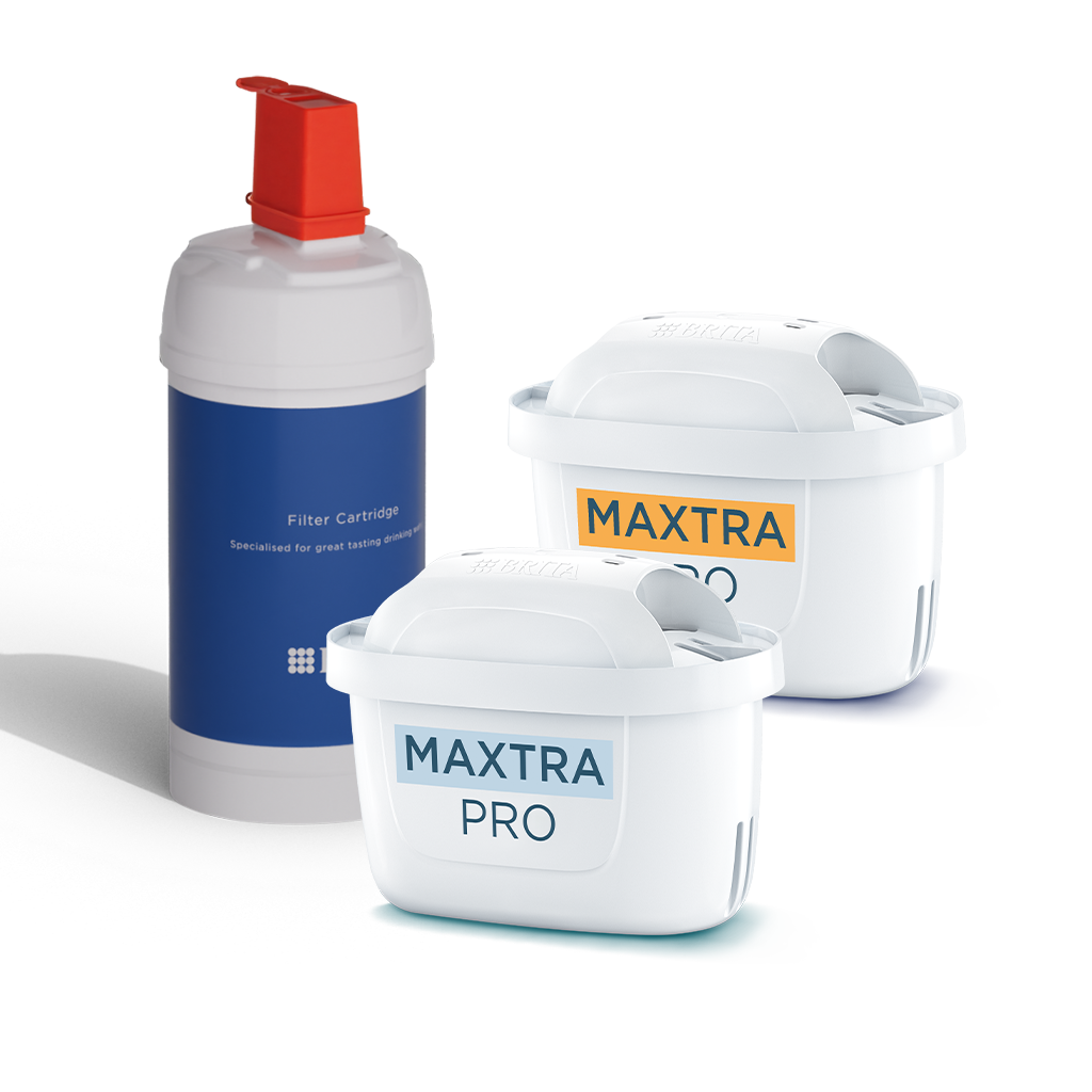 Cartucce filtranti MAXTRA PRO di BRITA affiancate